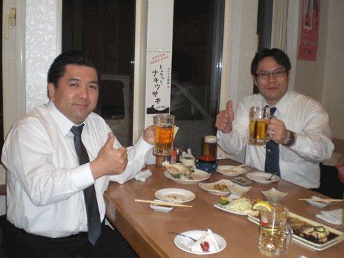 昨夜のお客さま!転勤しちゃった♪