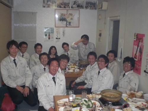 昨夜のお客さま!おひさしぶりの宴会♪