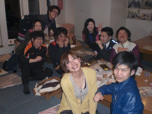 昨夜のお客さま!変顔にチャレンヂ♪