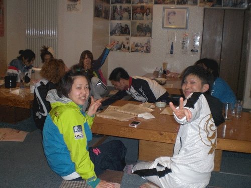 昨夜のお客さま! 若い仲間達♪