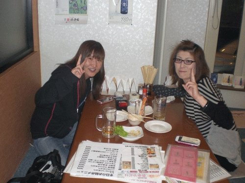 昨夜のお客さま!感謝、感謝の常連さん♪