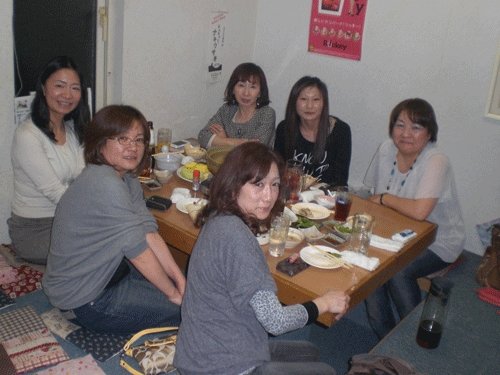 昨夜のお客さま!女性だけの宴会♪