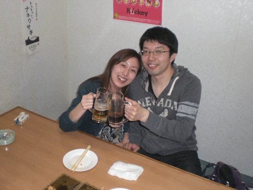 昨夜のお客さま!ご夫婦でご来店♪