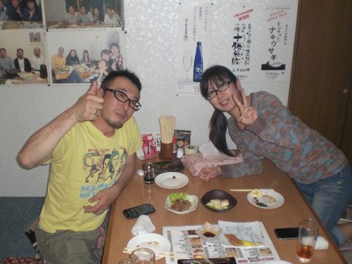 昨夜のお客さま!仲間達ありがとうね♪