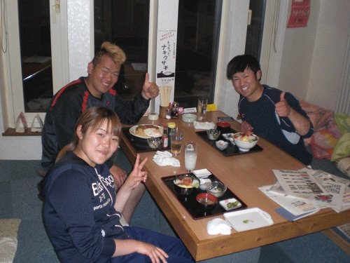 昨夜のお客さま!帯広の畜大生♪