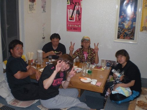 昨夜のお客さま!仲間達ありがとうね♪