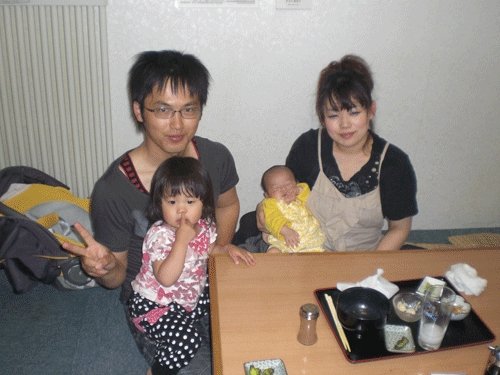 昨夜のお客さま!時の流れは早い♪