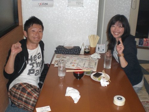 昨夜のお客さま!おふたりでご来店♪