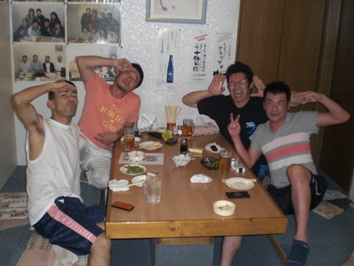 昨夜のお客さま! 感謝、感謝の仲間達♪