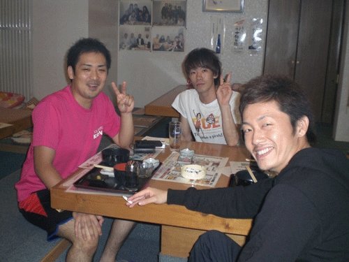 昨夜のお客さま!感謝、感謝の仲間達♪