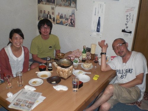 昨夜のお客さま!お父さんは札幌から♪