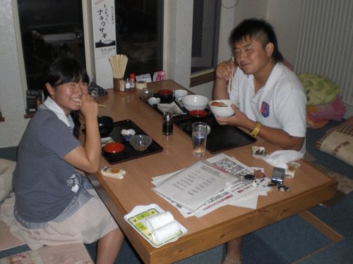 昨夜のお客さま!帯広の畜大生♪