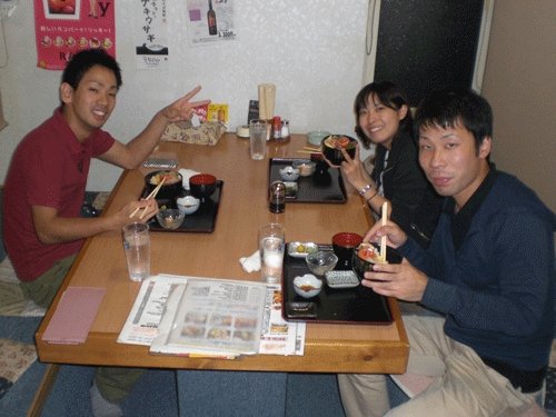 昨夜のお客さま!畜大と日大のみなさん♪