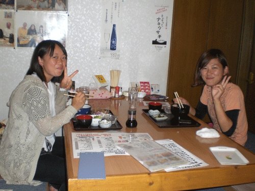 昨夜のお客さま!帯広畜大生のワンコインディナー♪