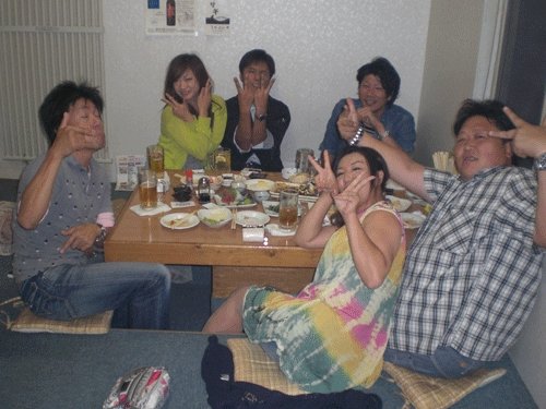 昨夜のお客さま! ソフトボール大会打ち上げ♪