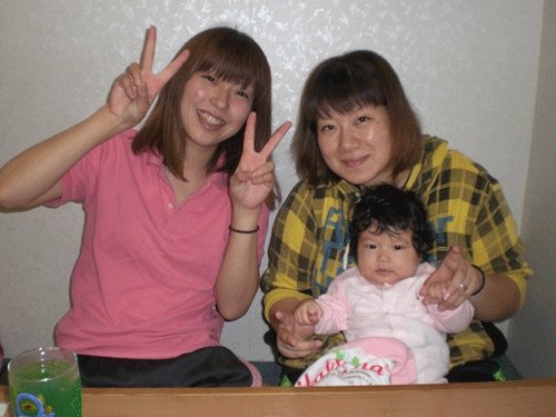 昨夜のお客さま!大きくなったね♪