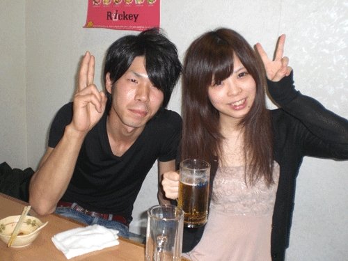 昨夜のお客さま!仲良くね♪