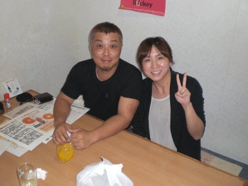 昨夜のお客さま!笑顔をありがとうございます♪