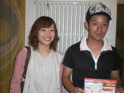 昨夜のお客さま!笑顔をありがとう♪