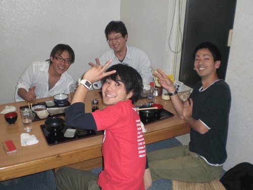 昨夜のお客さま!畜大生のワンコインディナー♪