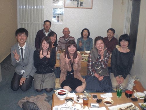 昨夜のお客さま!宴会をありがとうございました♪