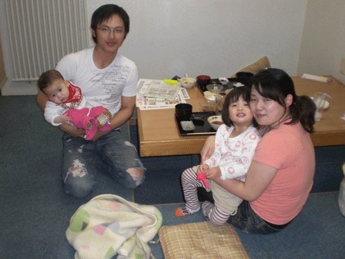 昨夜のお客さま!子供も大きくなったね♪