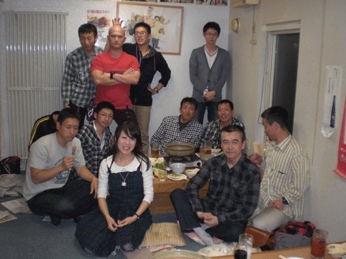 昨夜のお客さま!楽しい宴会の幕開けだァ♪