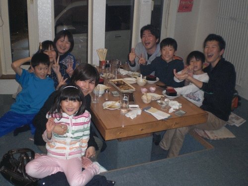 昨夜のお客さま!お友達家族かなァ♪