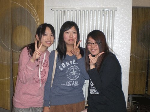 昨夜のお客さま!女性3人でご来店♪