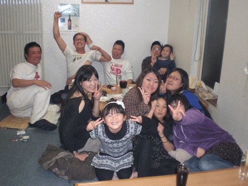 昨夜のお客さま!ミニバレー大会優勝おめでとう♪