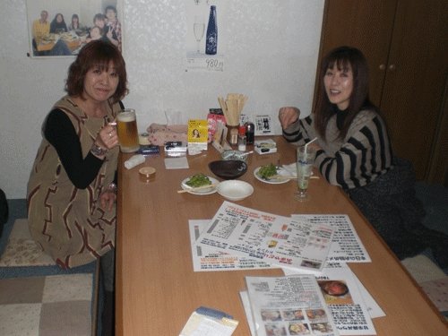 昨夜のお客さま!前回来たのは1年前だった♪