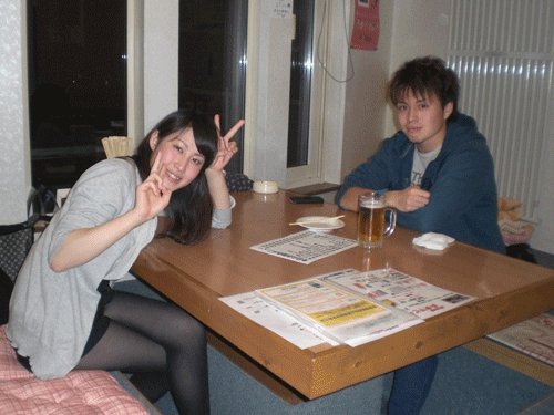 昨夜のお客さま!カップルでご来店♪