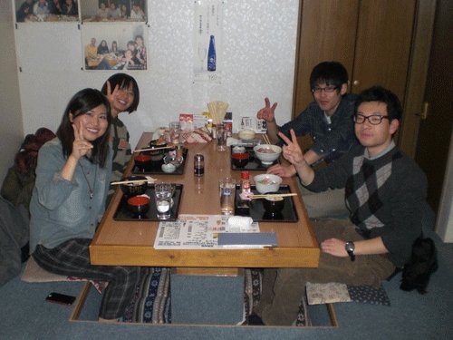 昨夜のお客さま!畜大生のディナー♪