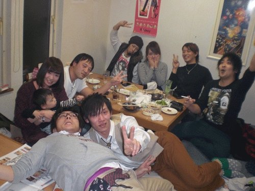 昨夜のお客さま!来年はばたく君へ♪