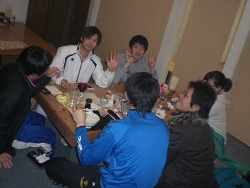 昨夜のお客さま!仲間たち今年も頑張ろう♪