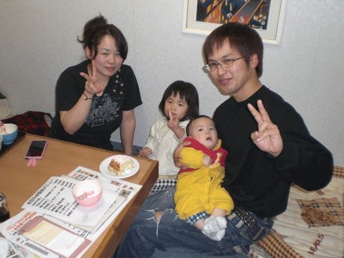 昨夜のお客さま!ご家族で♪