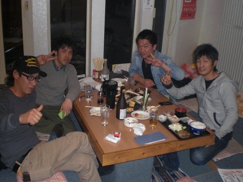 昨夜のお客さま!今年も頑張ろう♪