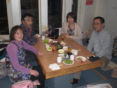 昨夜のお客さま!今年も宜しくね♪