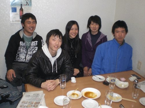 昨夜のお客さま!帯広の畜大生♪