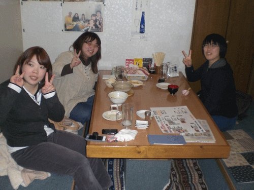 昨夜のお客さま!常連さん今年もよろしくね♪