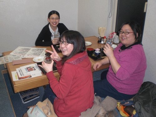 昨夜のお客さま!女子会じゃないよ♪