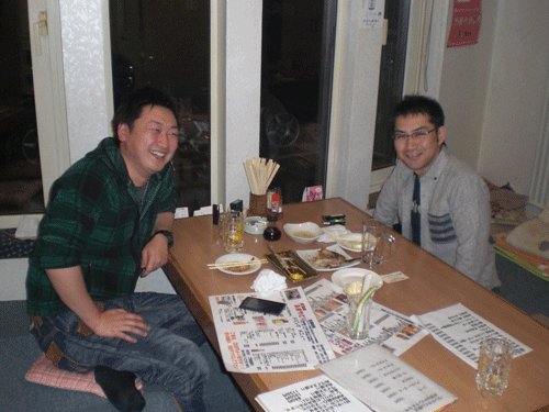 昨夜のお客さま!おひさしぶりだね♪