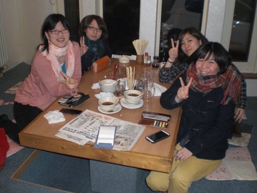 昨夜のお客さま!女性4人で・・・♪