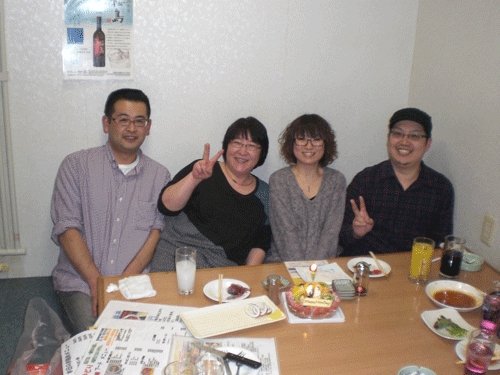 昨夜のお客さま!昔からの仲間が・・・♪