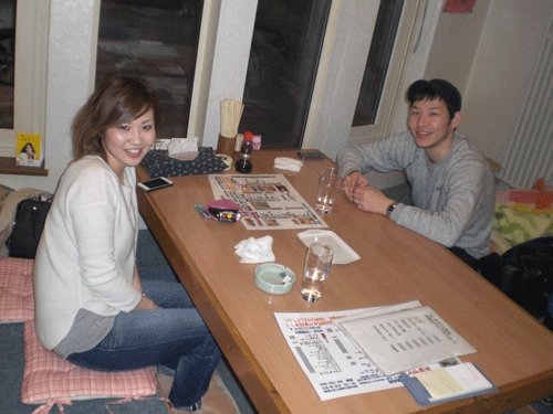 昨夜のお客さま!ナイスなカップル♪