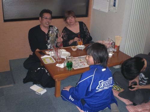 昨夜のお客さま!ご家族でご来店♪