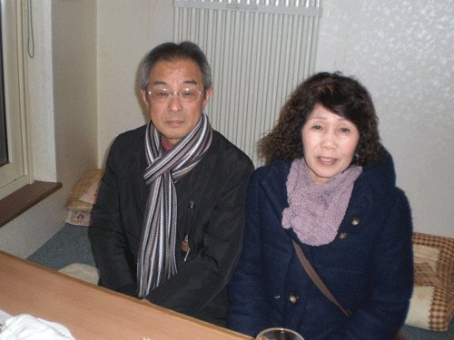 昨夜のお客さま!お誕生日そして、ぶどうえびのプレゼント♪