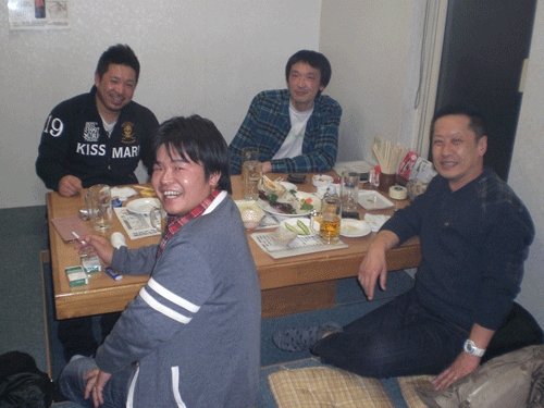 昨夜のお客さま!今夜は飲むぜぇ♪