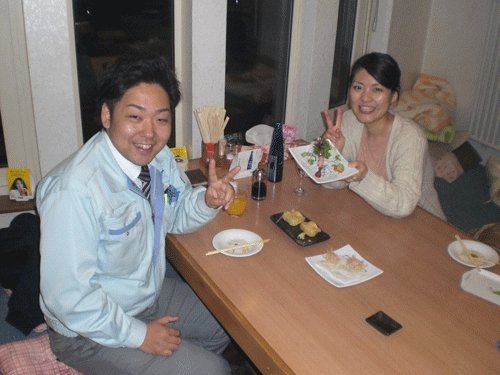 昨夜のお客さま!お誕生日、ぶどう海老プレゼント♪