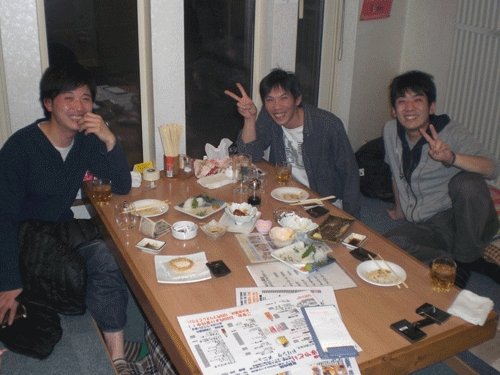 昨夜のお客さま!また来てね♪